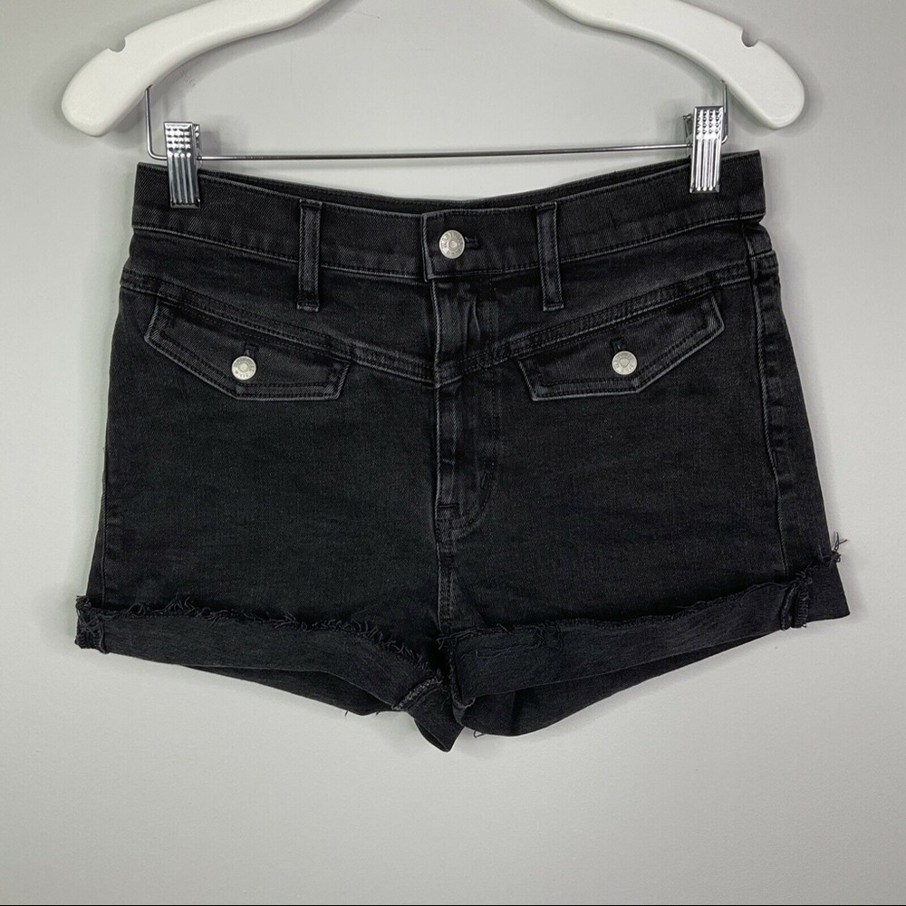 Madewell High-Rise Denim Shorts in Lunar Wash Vintage Inspired Stretch